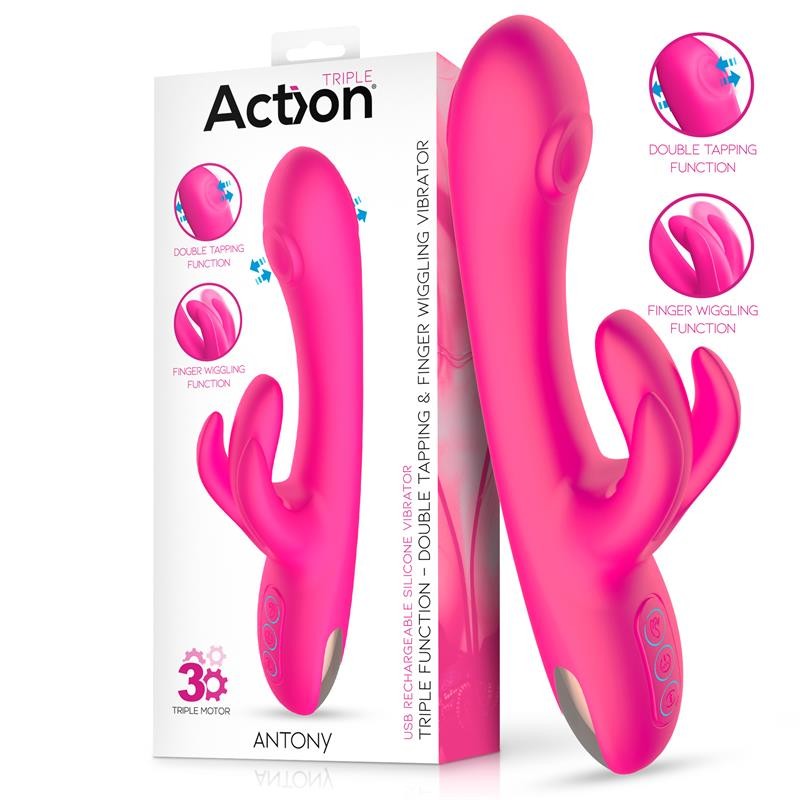 Antony Double Tapping Finger Wiggling Vibrator For Women. Артикул: IXI64727