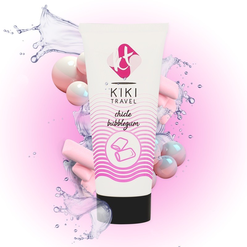 Лубрикант со вкусом жвачки Kiki Travel Bubblegum, 50мл. Артикул: IXI64735