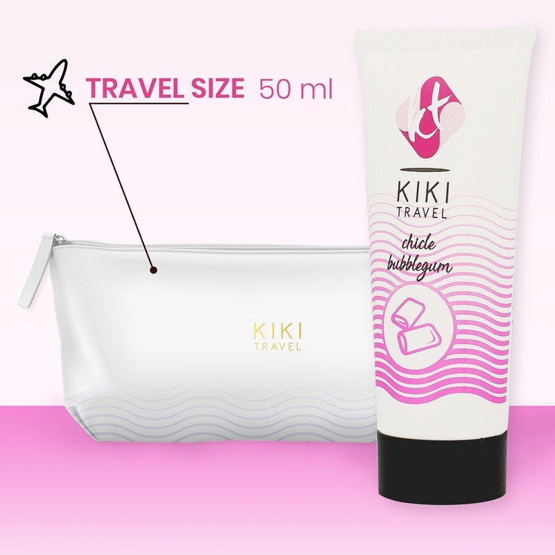 Лубрикант со вкусом жвачки Kiki Travel Bubblegum, 50мл. Артикул: IXI64735