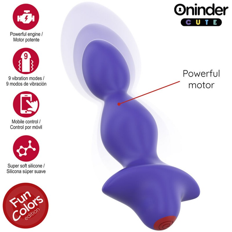 ONINDER CUTE - LOVE BUTT VIBRATING ANAL PLUG DILATOR - FREE WORLDWIDE APP. Артикул: IXI64753