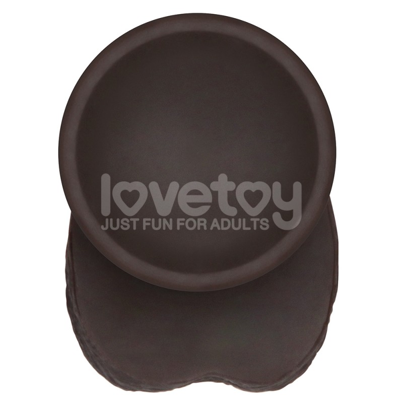 Suction Cup Dildo Sliding Skin Pro II Dual Layer Silicone Dong Black 10.0. Артикул: IXI64777