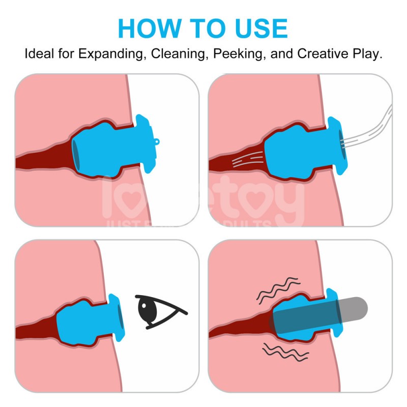 Полая анальная пробка Bulge Peeper Silicone Anal Plug. Артикул: IXI64829