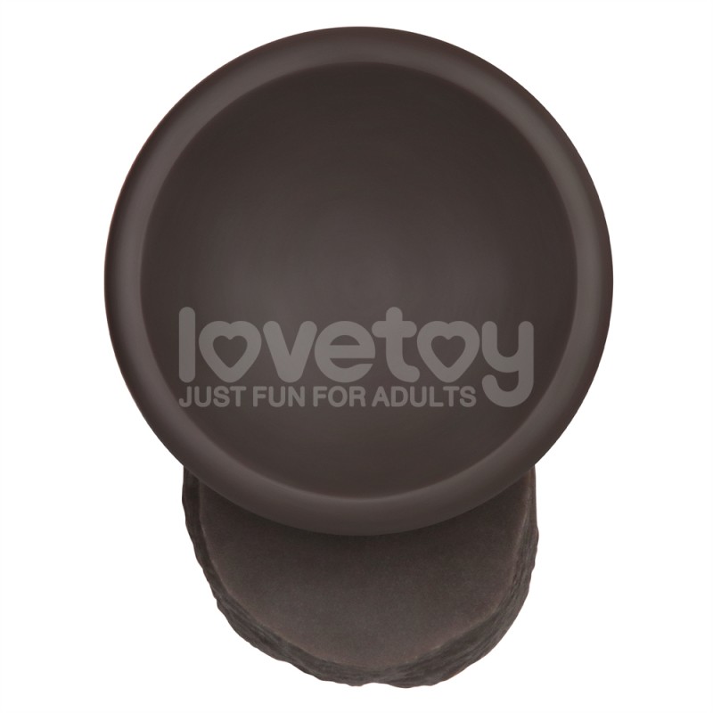 Suction Cup Dildo Sliding Skin Pro II Dual Layer Silicone Dong Black 7.5. Артикул: IXI64832