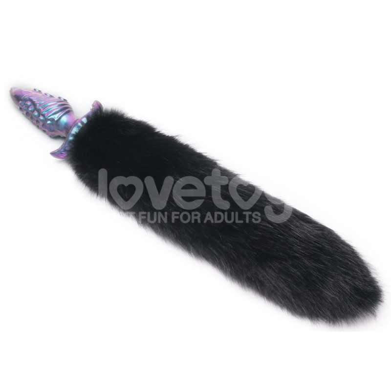 Анальная пробка с хвостом MystiTail Silicone Anal Plug with 14.0 Tail. Артикул: IXI64836