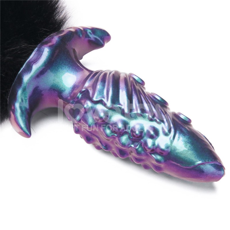 Анальная пробка с хвостом MystiTail Silicone Anal Plug with 14.0 Tail. Артикул: IXI64836