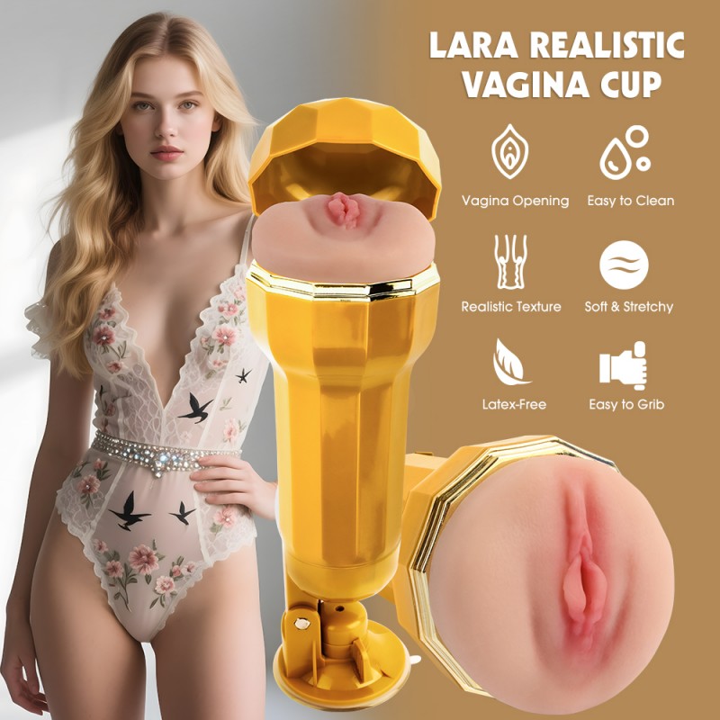 Мастурбатор для мужчин Lara Realistic Vagina Cup. Артикул: IXI64882