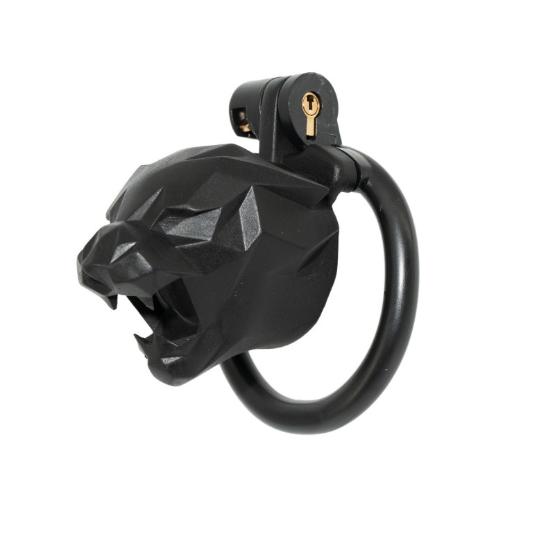 Jaguar Shaped Chastity Cage Black. Артикул: IXI64888