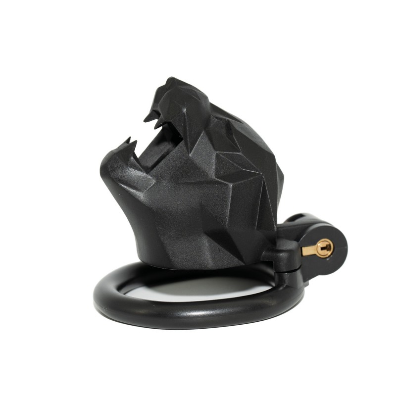 Jaguar Shaped Chastity Cage Black. Артикул: IXI64888