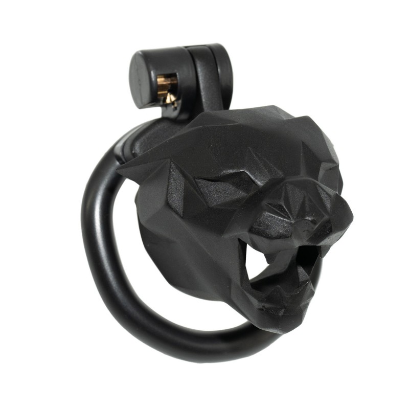 Jaguar Shaped Chastity Cage Black. Артикул: IXI64888