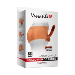 Versatile Pants with Hollow Realistic Dildo