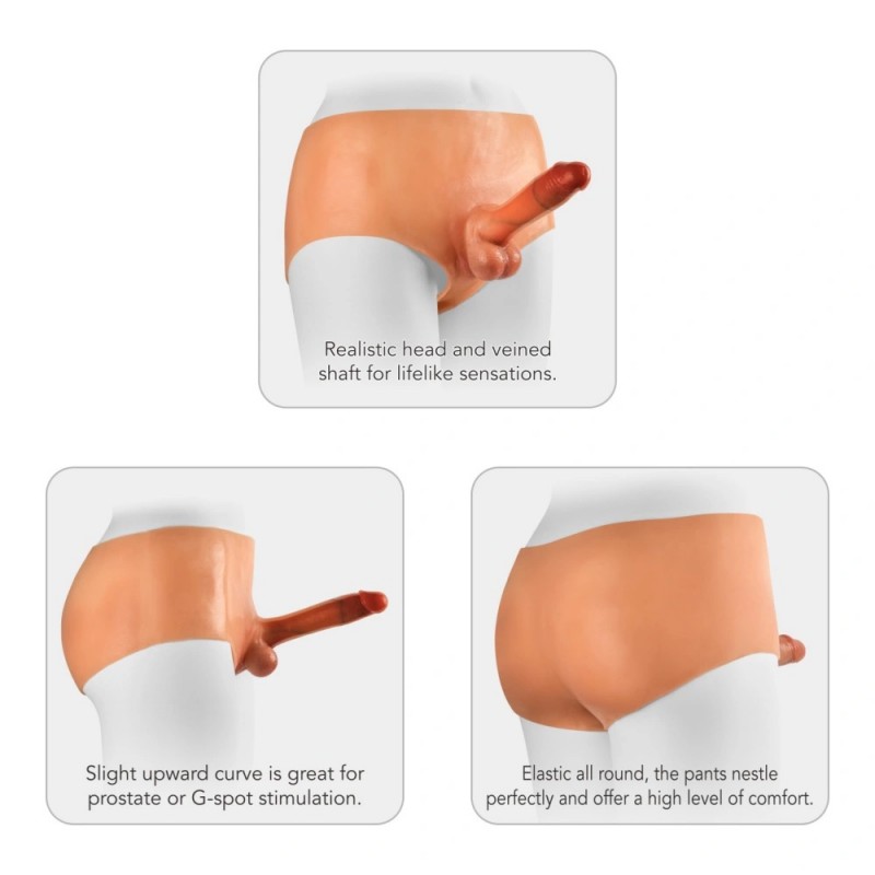 Versatile Pants with Hollow Realistic Dildo. Артикул: IXI64897