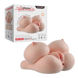 Real Deal Vagina& Ass and Breasts Silicone Masturbator- Aphrodite