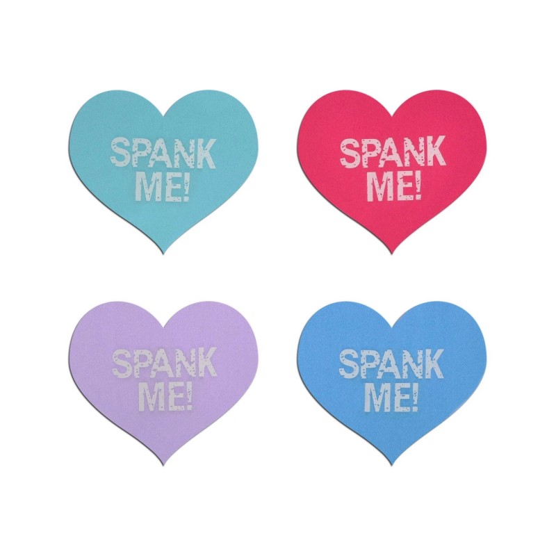 Стикини на соски Hearts Spank Me Assorted, 4 pairs. Артикул: IXI64947