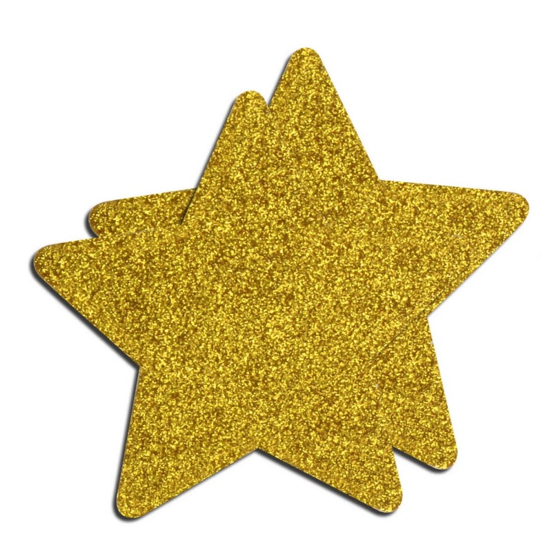 Nipple Stickers Glitter Stars Assorted, 4 Pairs. Артикул: IXI64958