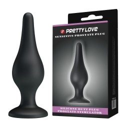 Sensitive Prostate Plug Black Anal Plug