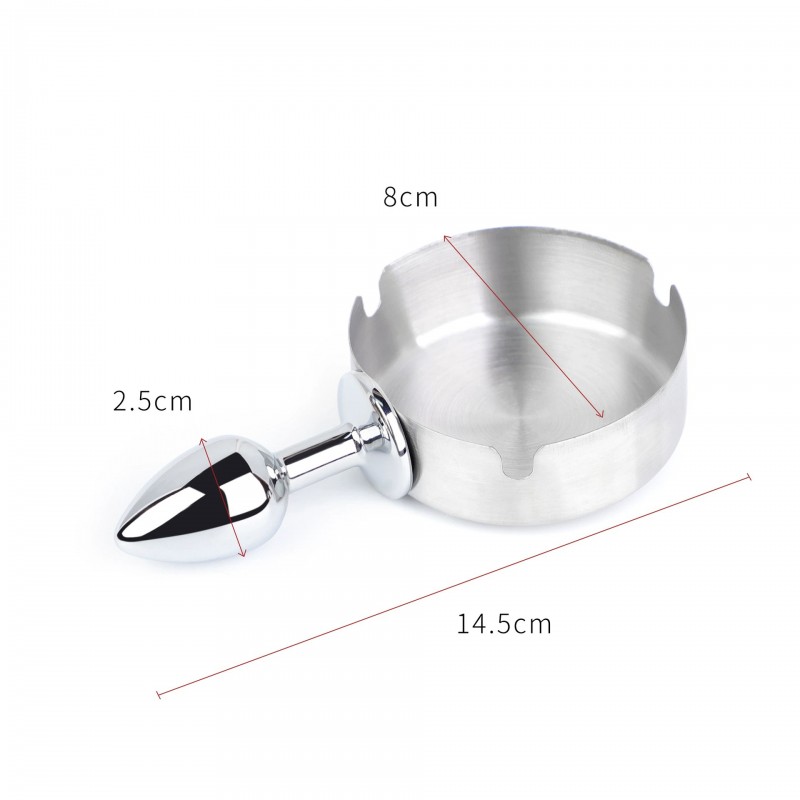 Ashtray Anal Plug Silver. Артикул: IXI65007