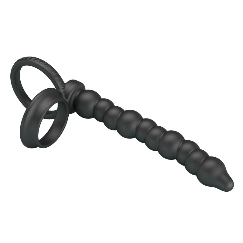 Dillion Black Anal Stimulator Penis Sleeve. Артикул: IXI65062