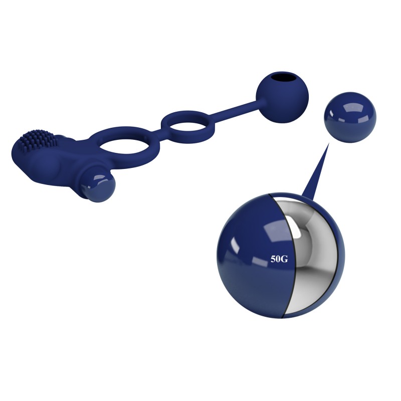 Powerful Ring Blue Anal Stimulator Penis Sleeve. Артикул: IXI65065