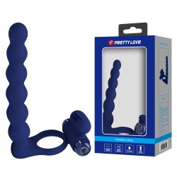 Powerful Ring Blue Anal Stimulation Penis Sleeve
