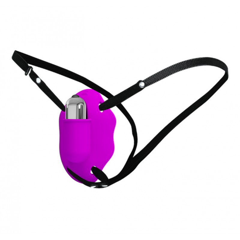 Love Rider Pink Strap-On Clitoral Vibrator. Артикул: IXI65091