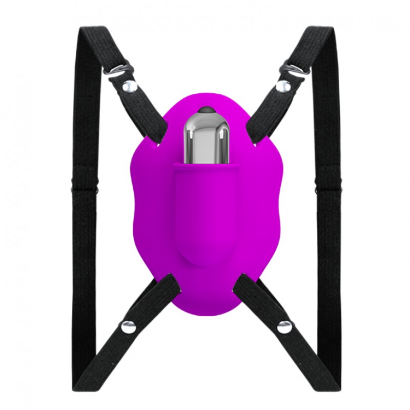 Love Rider Pink Strap-On Clitoral Vibrator. Артикул: IXI65091