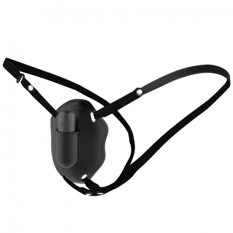 Клиторальный вибростимулятор на ремешках Carter Black. Артикул: IXI65092