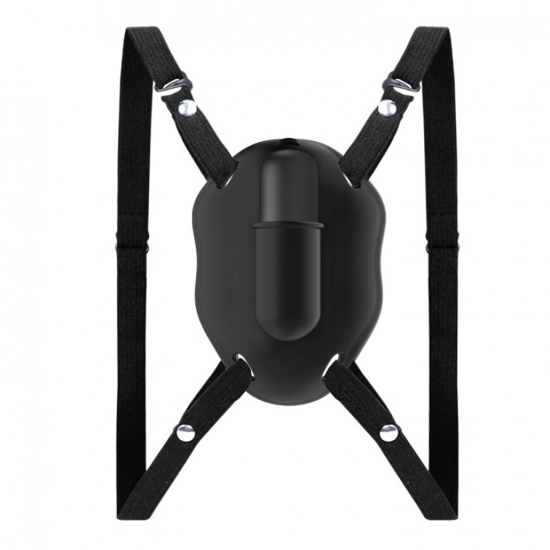 Клиторальный вибростимулятор на ремешках Carter Black. Артикул: IXI65092