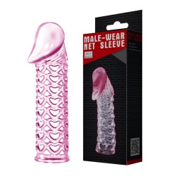 Male Wear Net Sleeve Pink