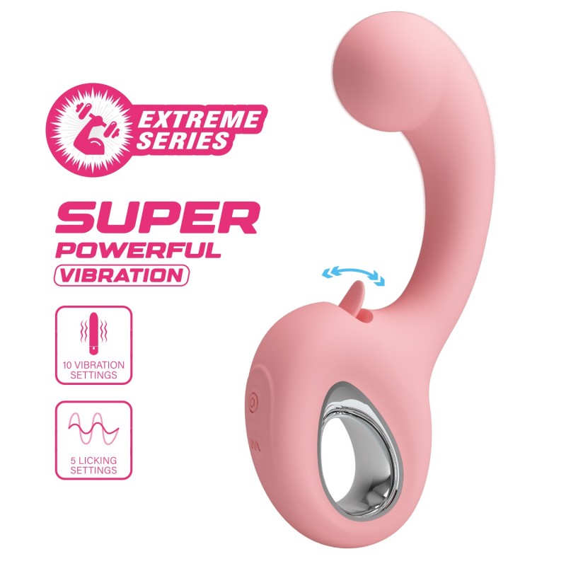 Erynnyes Pink Clitoral-Vaginal Vibrator. Артикул: IXI65110