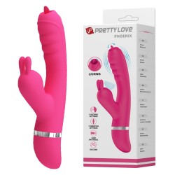 ������� �������� ��� ������ Licking Vibrator Phoenix Pink