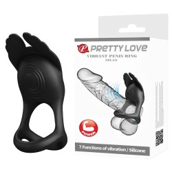Vibrant Penis Ring Silas Black