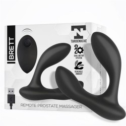 Brett Prostate Massager Remote Control Usb Liquid Silicone