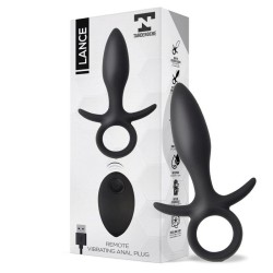 Lance Anal Plug Remote Control Liquified Silicone Usb