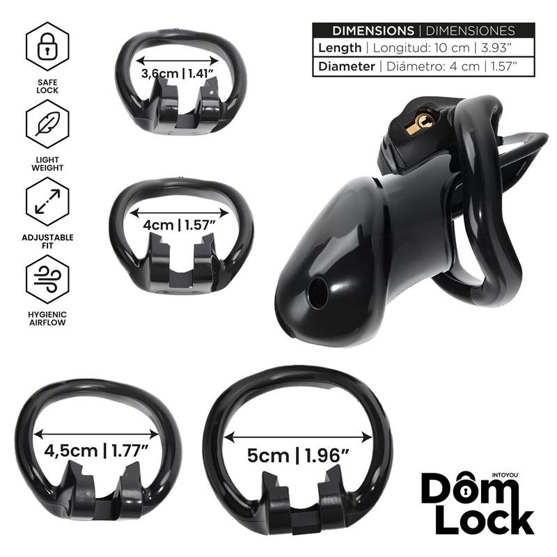 Closure Chastity Cage With Internal Lock. Артикул: IXI65186