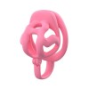 Hook cage chastity lock Standard Black/Pink