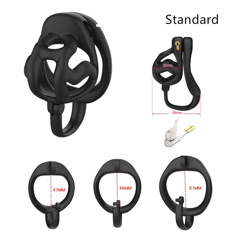 Hook cage chastity lock Standard Black/Pink. Артикул: IXI65189