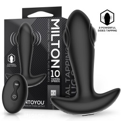 Milton Dual Tapping Anal Plug With Remote Control