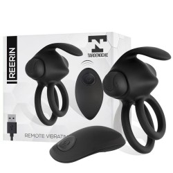 Reerin Dual Vibrating Ring Usb Remote Control Usb Silicone