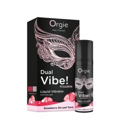 ������ �������� Dual Vibe Liquid Vibrator Strawberry Gin And Tonic, 15��
