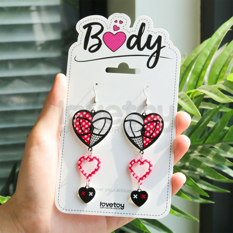 Бюжетерия Body Triple Heart Earrings. Артикул: IXI65308