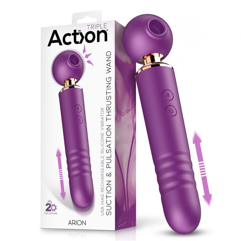 Клиторальный вибратор Arion Wand Suction Pulsation Thrusting. Артикул: IXI65340