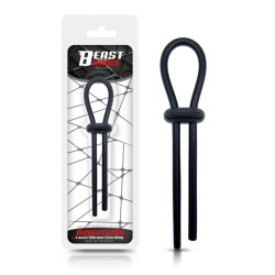 ����������� ����� Adjustable Lasso Cock Ring Solid Silicone Black