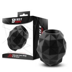 ������� �� ����� Penis Ring Stroker Liquid Silicone 25 Mm