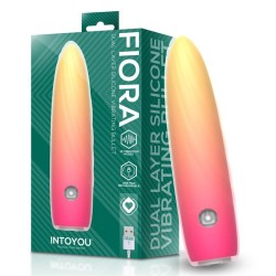 ����� ���� ��� ���������� Fiora Dual Layer Silicone Vibrating Bullet