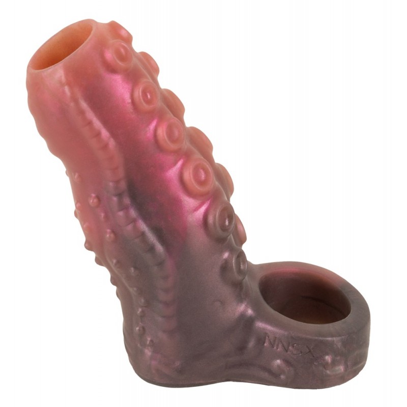 Насадка на пенис с кольцом для мошонки Tentacle Sleeve. Артикул: IXI65377