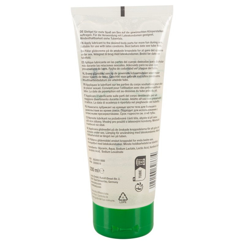 Анальный лубрикант Just Glide Bio Anal, 200мл. Артикул: IXI65400
