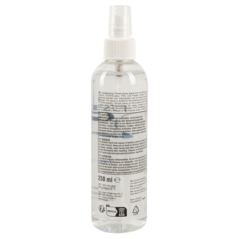 Спрей очиститель для интимных игрушек Just Glide Toy Cleaner, 250мл. Артикул: IXI65410