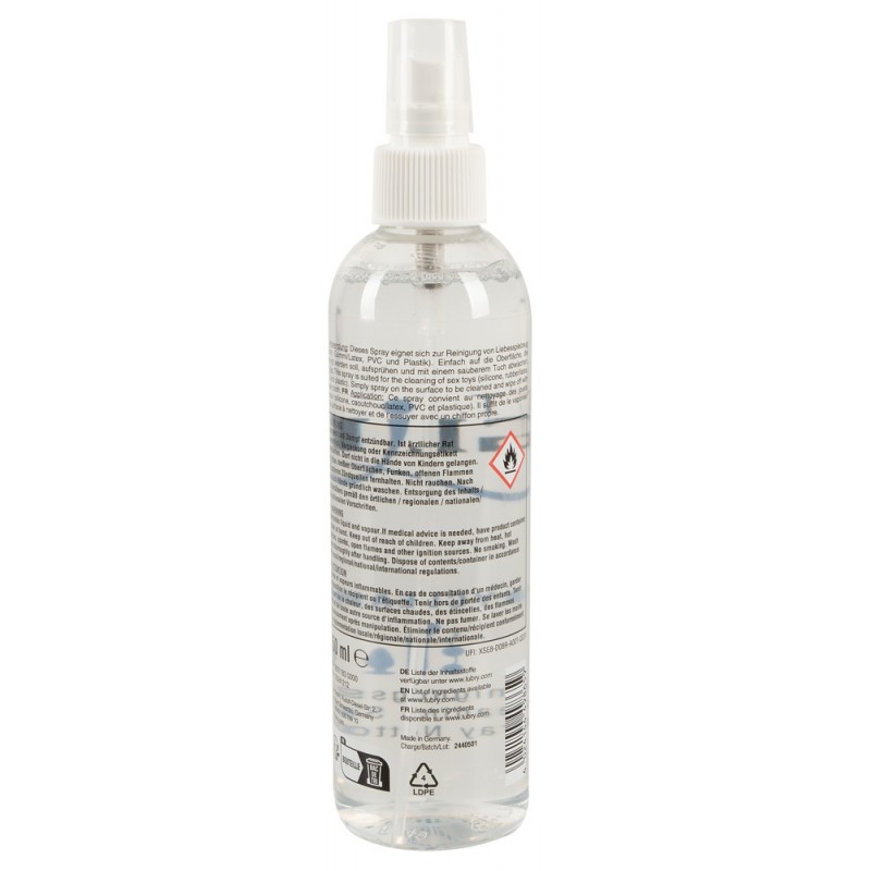 Спрей очиститель для интимных игрушек Just Glide Toy Cleaner, 250мл. Артикул: IXI65410