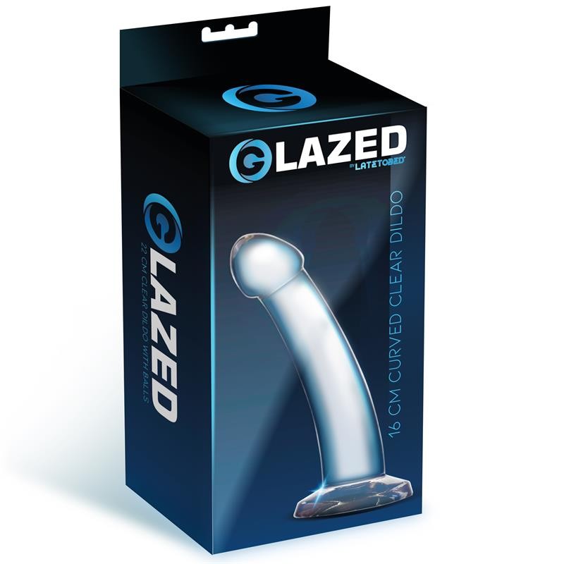 Фаллоимитатор на присоске Curved Dildo Crystal. Артикул: IXI65456