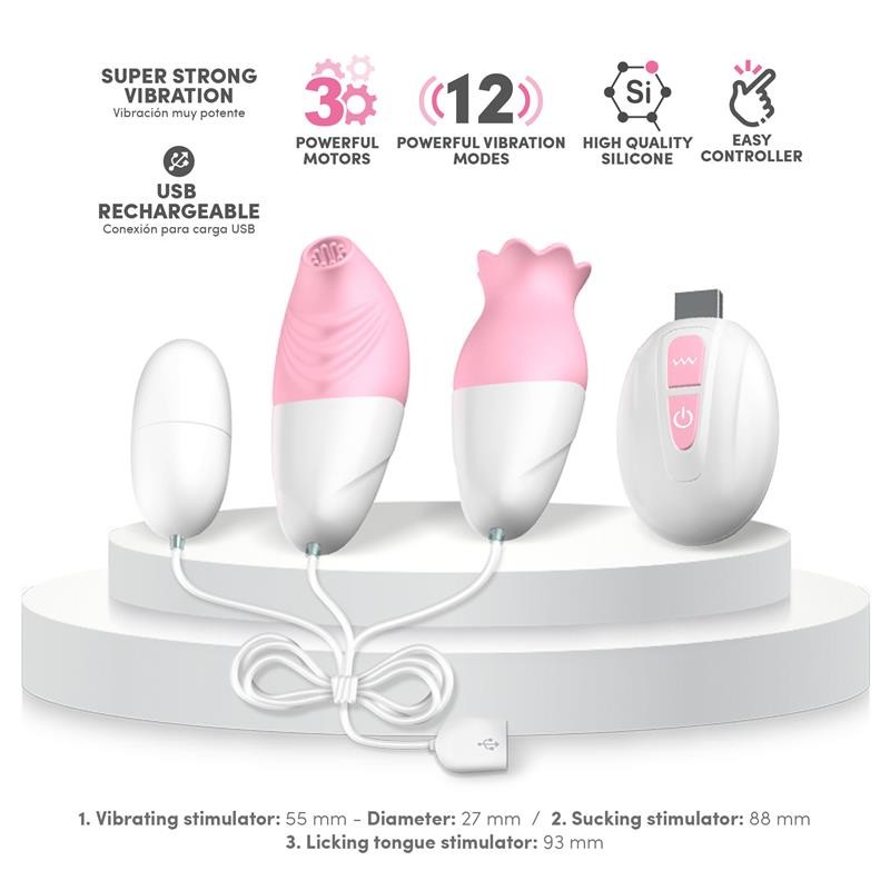 Клиторальный стимулятор Orchest 3 In 1 Controlled Stimulator. Артикул: IXI65464